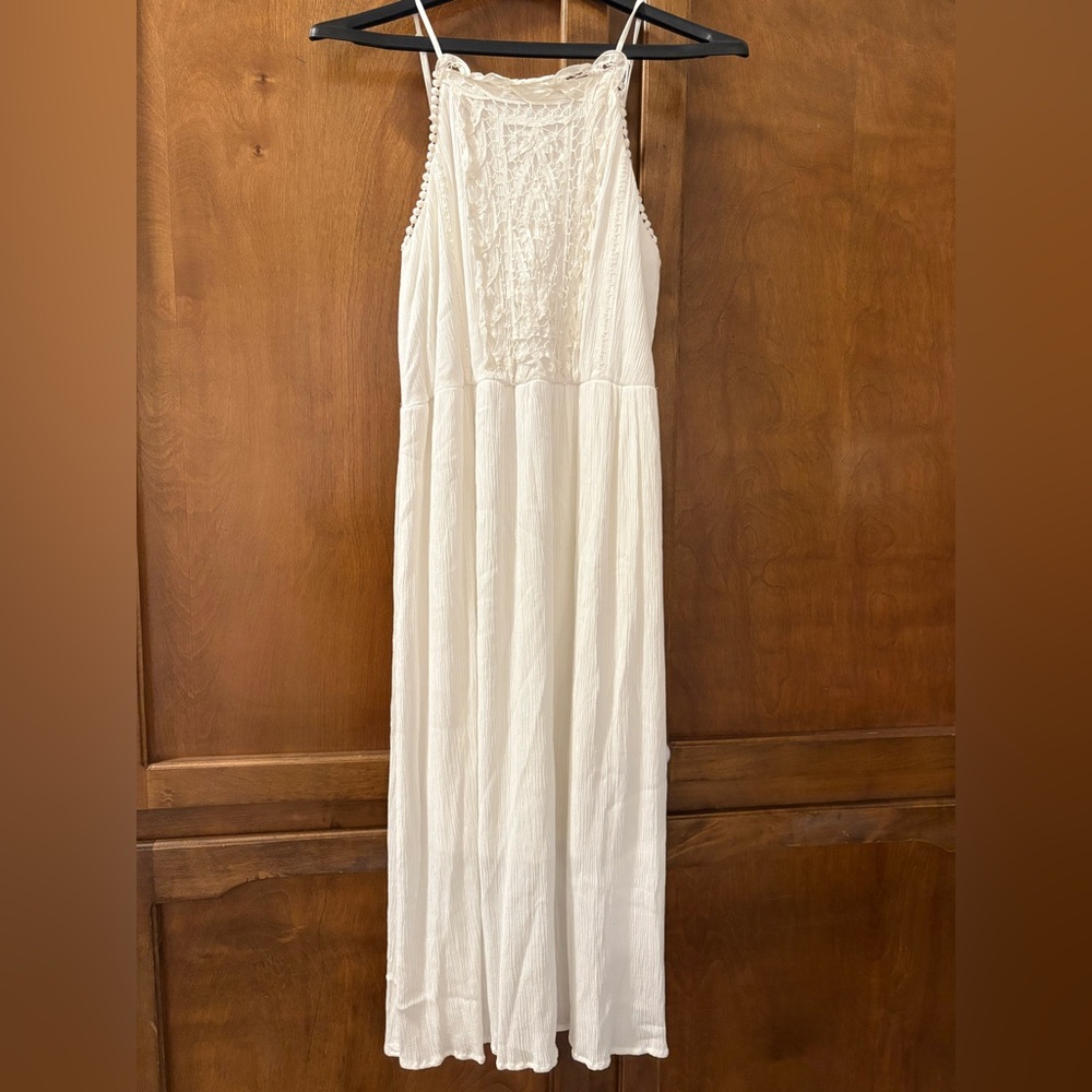 Xhilaration White Boho Lace Dress